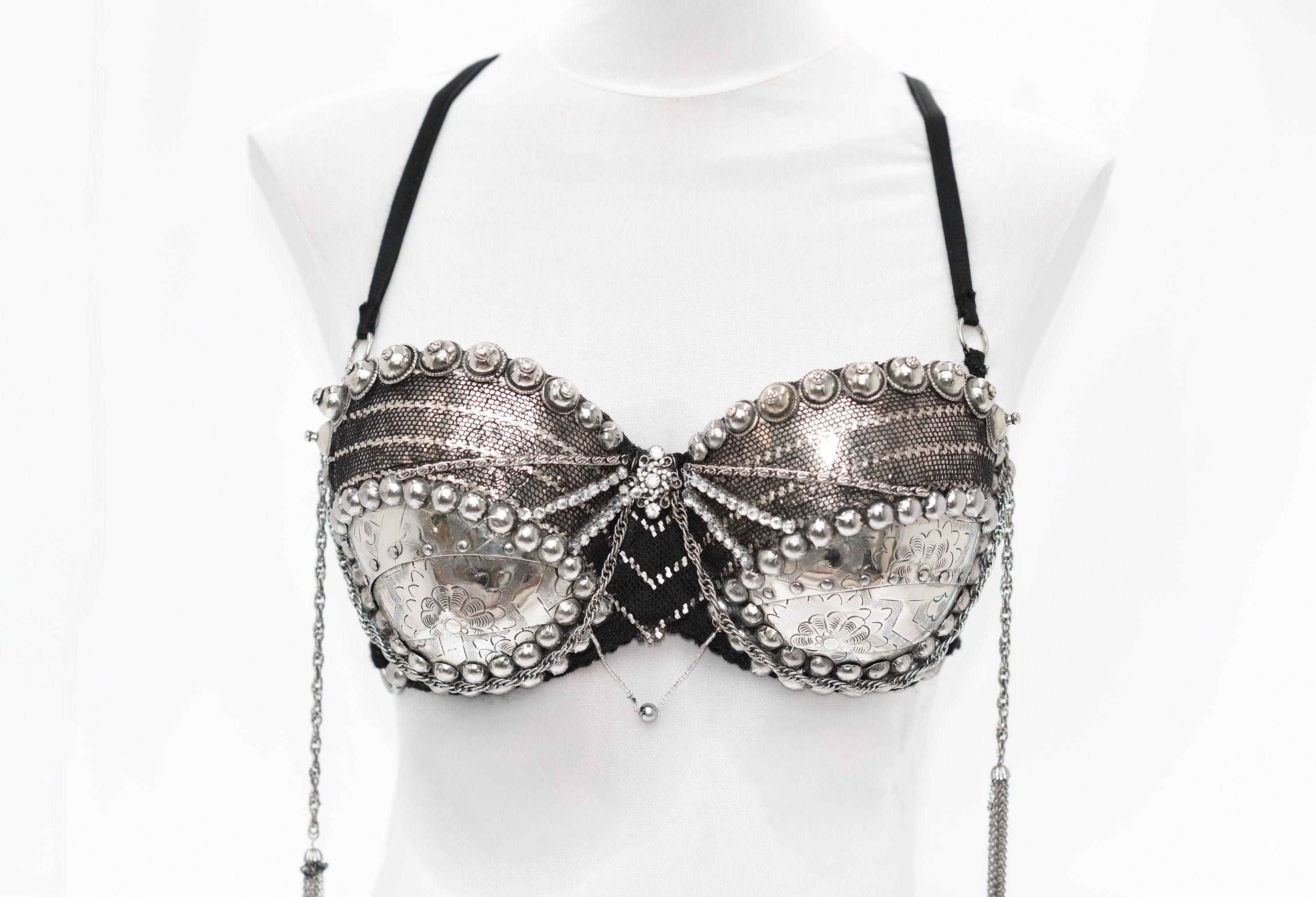 METAL BRA Art Deco Geometrical With Assuit - Etsy