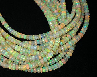 63/%OFF Ethiopian Fair Opal Smooth Beads Size 3x5.mm Approx 17Inches New Arrival AAA Quality Wholesale Price