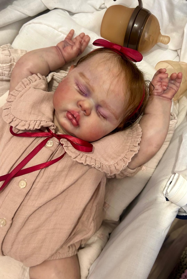 Reborn baby, made to order, hyper-realistic doll image 8