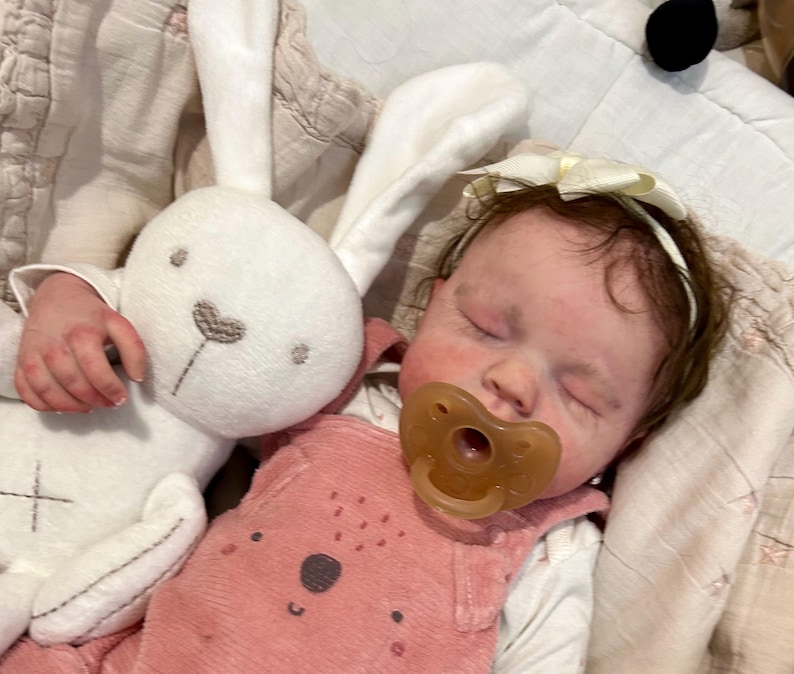Bebé Reborn Silicona por Encargo | Muñeca Realista Hecha a Mano | Elige Sexo, Ojos, Pelo y Detalles | Reborn Lifelike Doll Made to Order. imagen 14