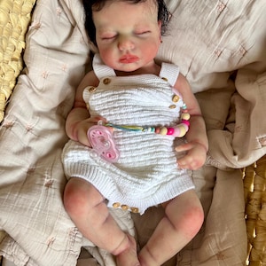 Bebé Reborn Silicona por Encargo | Muñeca Realista Hecha a Mano | Elige Sexo, Ojos, Pelo y Detalles | Reborn Lifelike Doll Made to Order. imagen 7