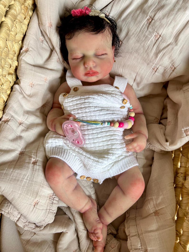 Bebé Reborn Silicona por Encargo | Muñeca Realista Hecha a Mano | Elige Sexo, Ojos, Pelo y Detalles | Reborn Lifelike Doll Made to Order. imagen 7