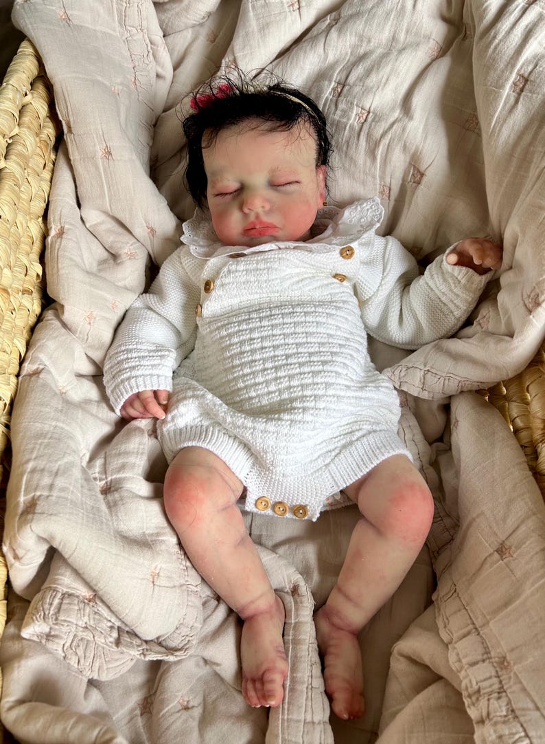 Bebé Reborn Silicona por Encargo | Muñeca Realista Hecha a Mano | Elige Sexo, Ojos, Pelo y Detalles | Reborn Lifelike Doll Made to Order. imagen 20