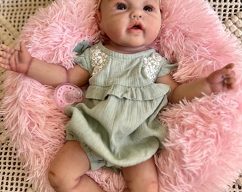 Bebé Reborn Silicona por Encargo | Muñeca Realista Hecha a Mano | Elige Sexo, Ojos, Pelo y Detalles | Reborn Lifelike Doll Made to Order