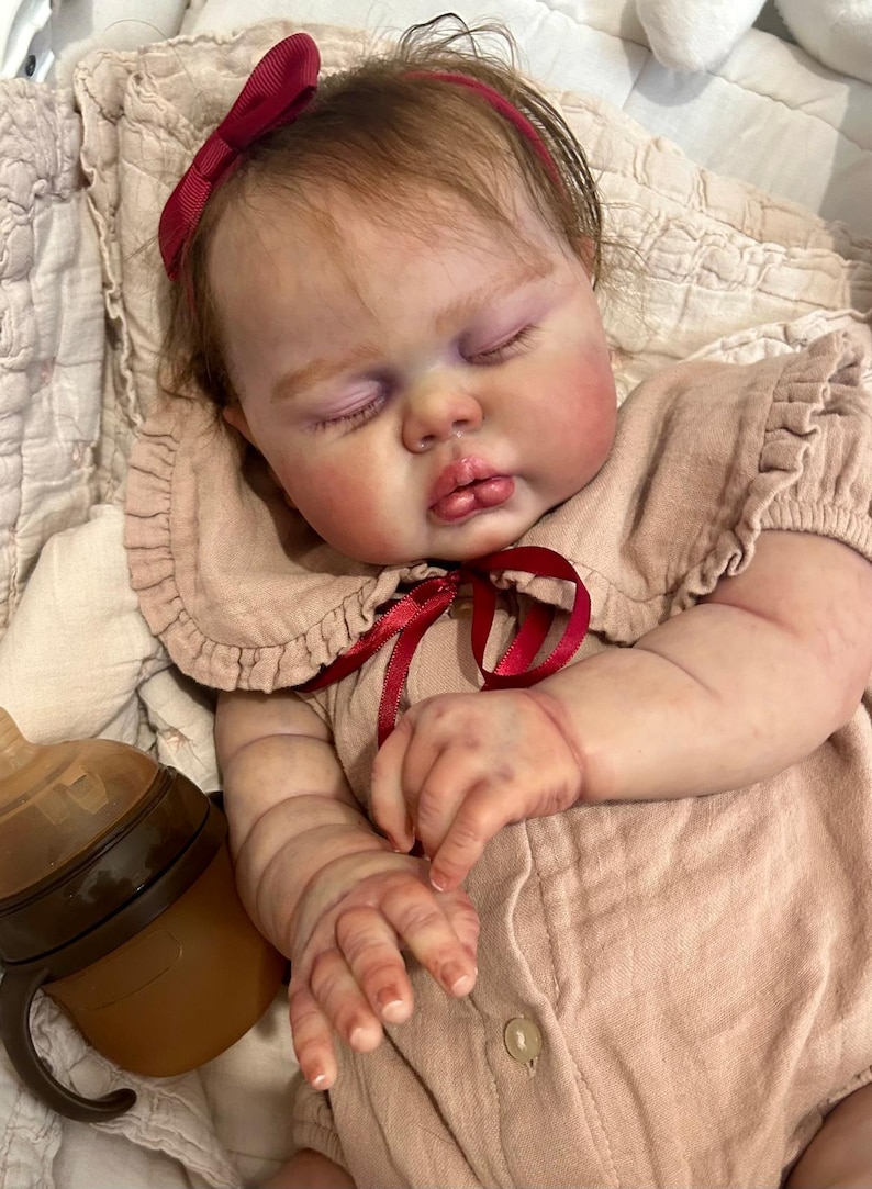 Reborn baby, made to order, hyper-realistic doll image 11