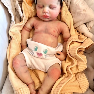 Bebé Reborn Silicona por Encargo | Muñeca Realista Hecha a Mano | Elige Sexo, Ojos, Pelo y Detalles | Reborn Lifelike Doll Made to Order. imagen 4