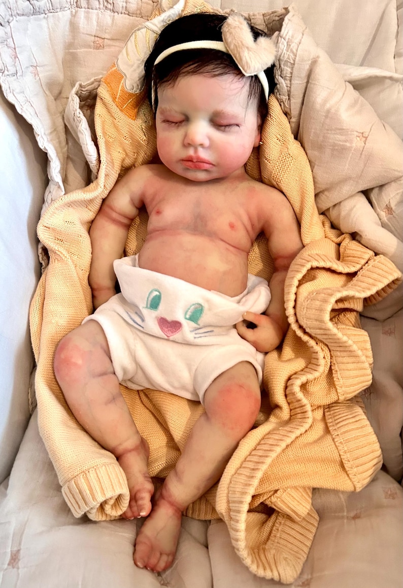 Bebé Reborn Silicona por Encargo | Muñeca Realista Hecha a Mano | Elige Sexo, Ojos, Pelo y Detalles | Reborn Lifelike Doll Made to Order. imagen 4