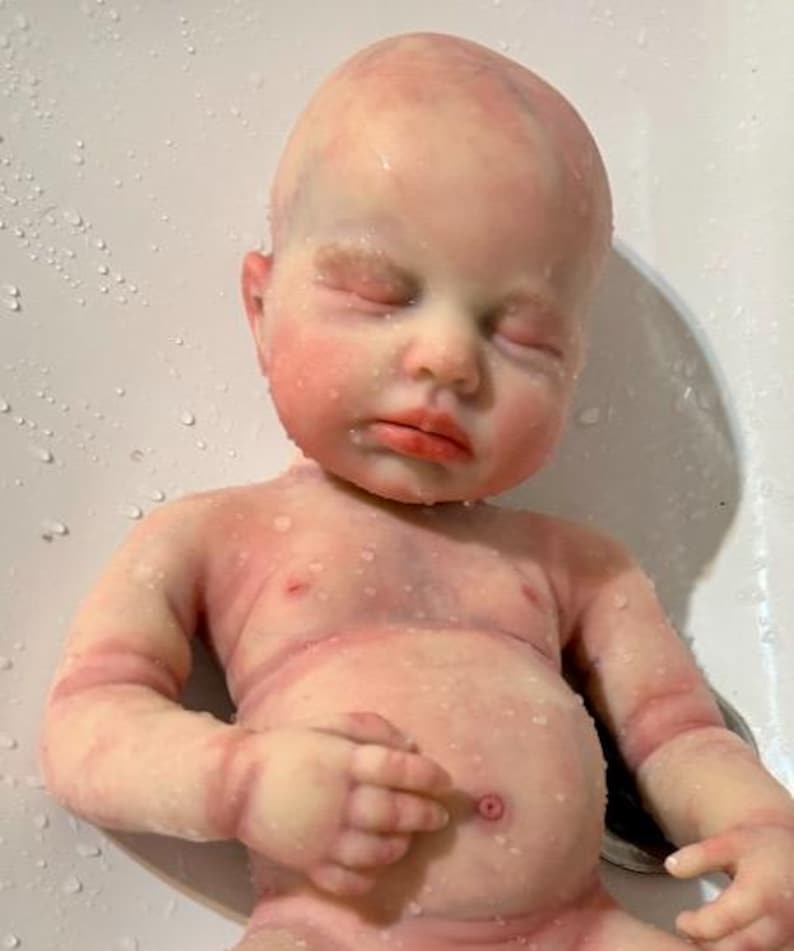 Bebé Reborn Silicona por Encargo | Muñeca Realista Hecha a Mano | Elige Sexo, Ojos, Pelo y Detalles | Reborn Lifelike Doll Made to Order. sin pelo
