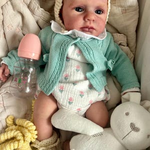 Bebé Reborn Silicona por Encargo | Muñeca Realista Hecha a Mano | Elige Sexo, Ojos, Pelo y Detalles | Reborn Lifelike Doll Made to Order. imagen 13
