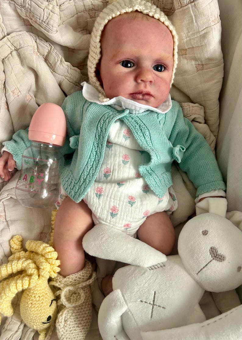 Bebé Reborn Silicona por Encargo | Muñeca Realista Hecha a Mano | Elige Sexo, Ojos, Pelo y Detalles | Reborn Lifelike Doll Made to Order. imagen 13