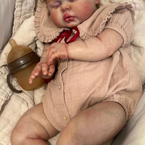 Reborn baby, made to order, hyper-realistic doll image 14