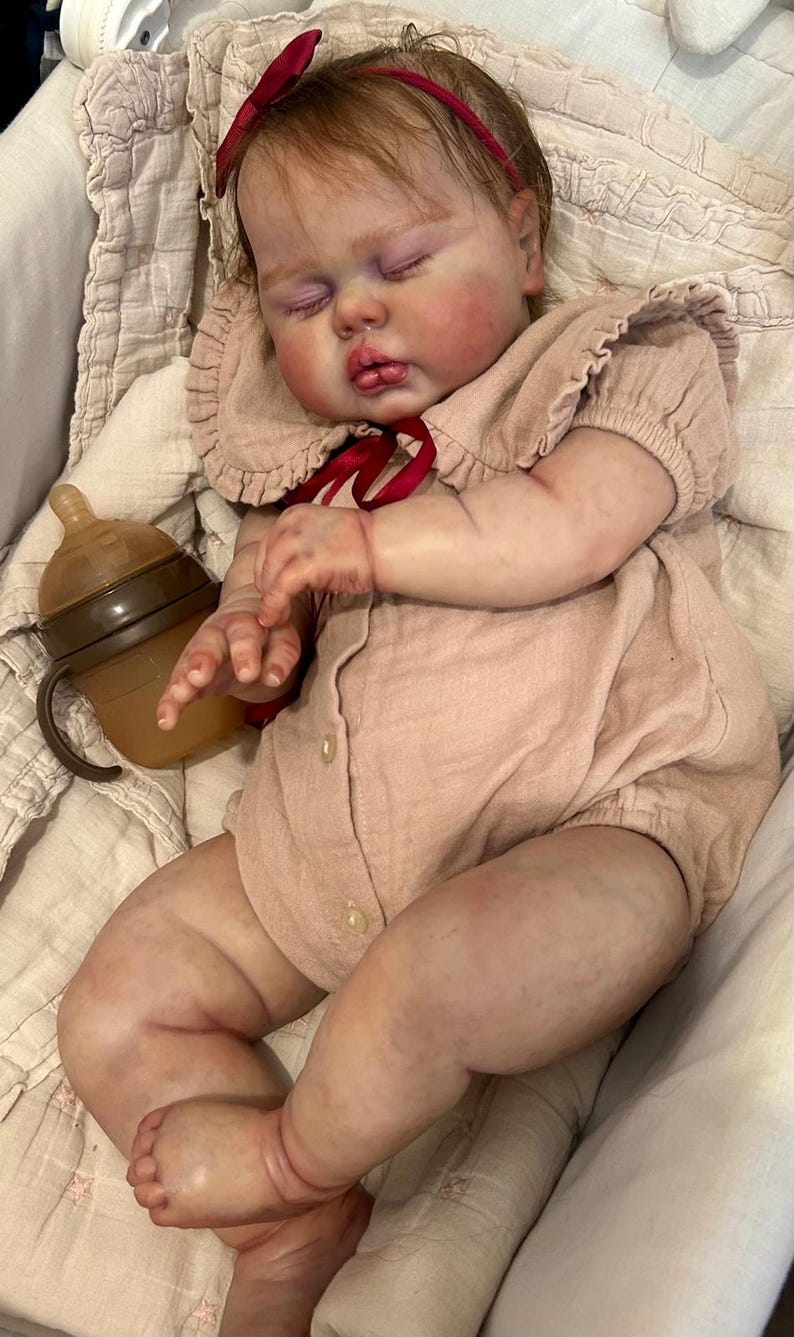 Reborn baby, made to order, hyper-realistic doll image 14