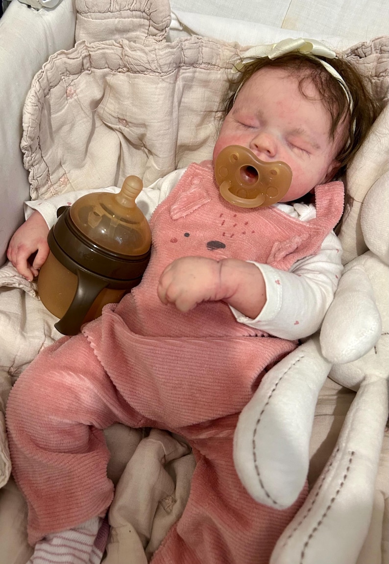 Bebé Reborn Silicona por Encargo | Muñeca Realista Hecha a Mano | Elige Sexo, Ojos, Pelo y Detalles | Reborn Lifelike Doll Made to Order. imagen 3