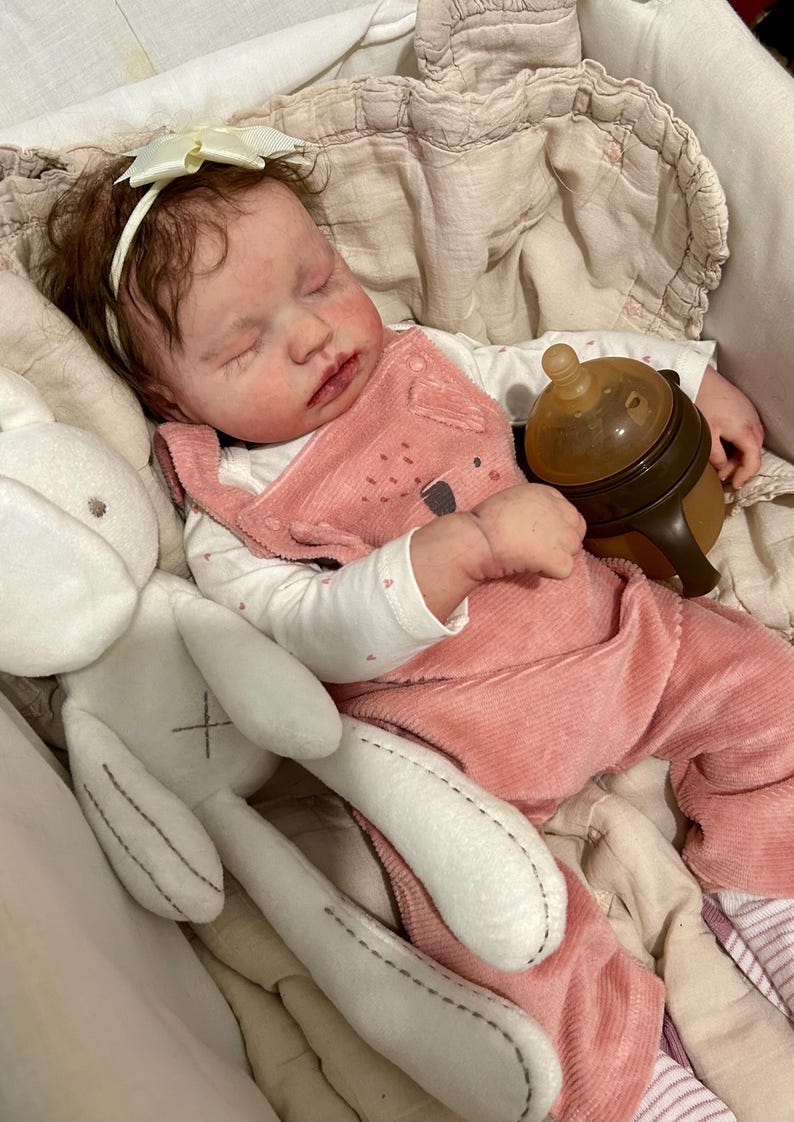 Bebé Reborn Silicona por Encargo | Muñeca Realista Hecha a Mano | Elige Sexo, Ojos, Pelo y Detalles | Reborn Lifelike Doll Made to Order. pelo injertado