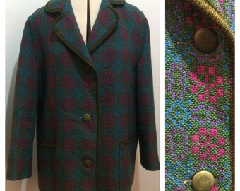 Green wool peacoat | Etsy Green wool peacoat | Etsy