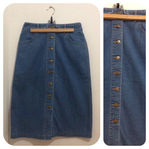 a line denim skirt uk