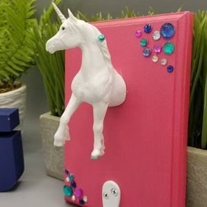 Unicorn wall hangar - coat hook - bathroom hook - kids room decor- nursery decor - party animal - birthday gift