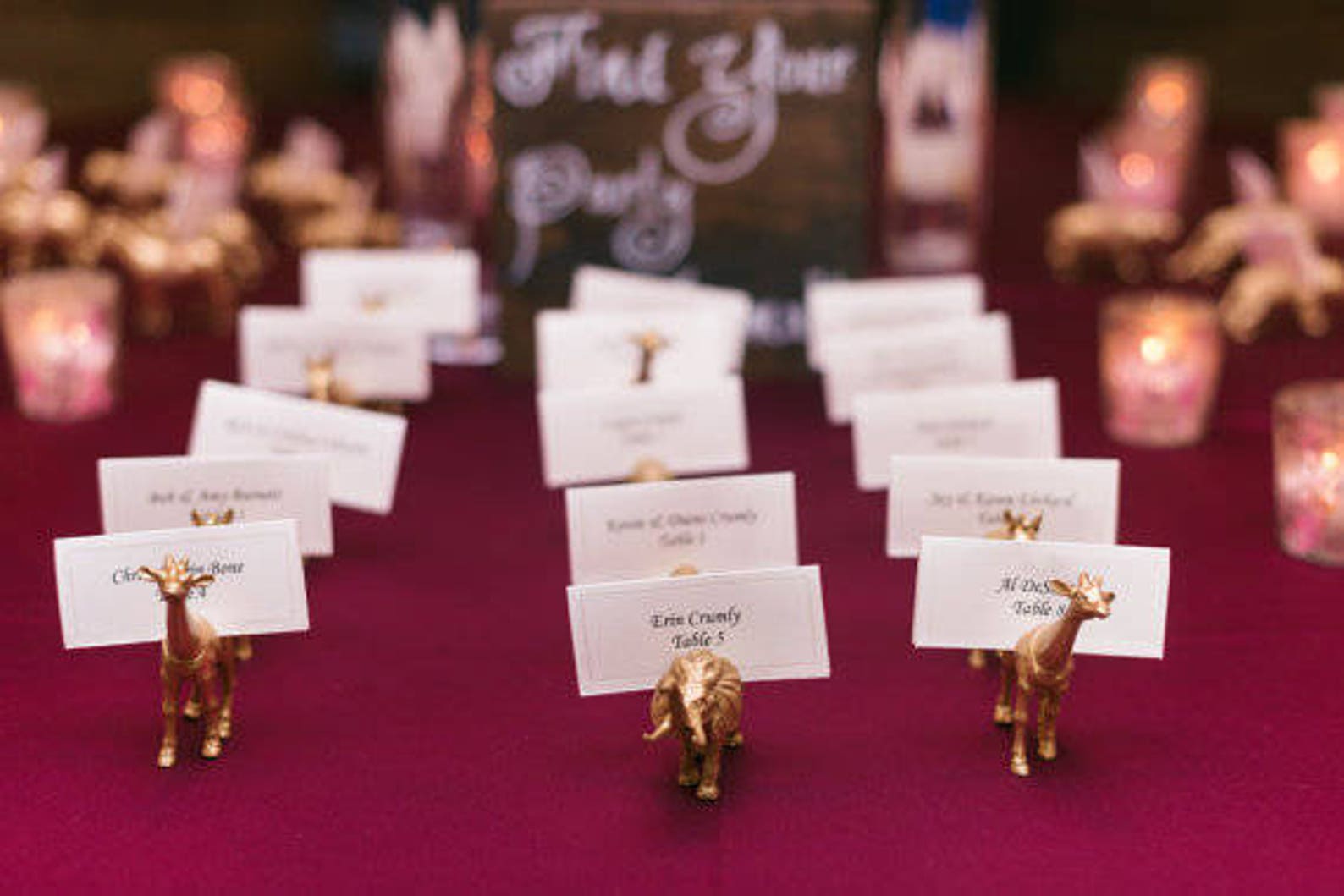 Wedding Place Card Holders Wedding Table Number Holders Etsy