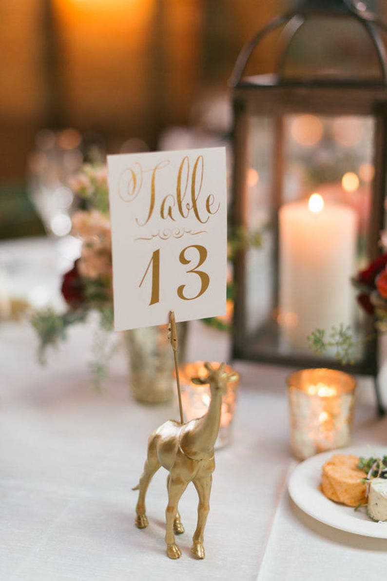 Wedding Table Number Holders Wedding Place Card Holders Etsy