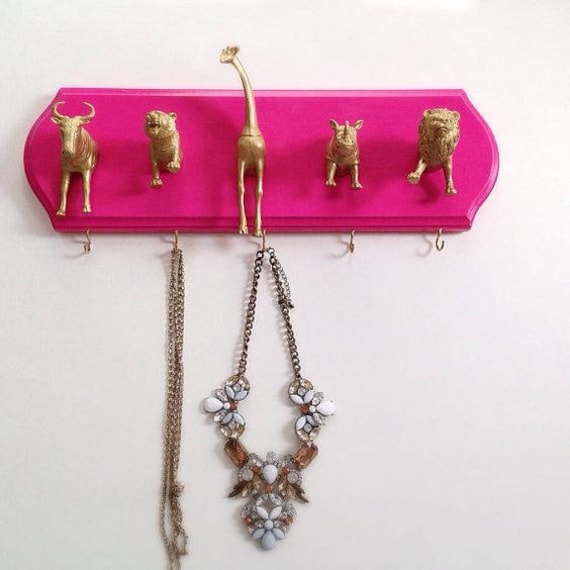 Mask hangar - Custom wall decor - Animal wall hook - Bespoke Hook and hangar - Jewelry hanger - Kid coat hook - Child coat hanger