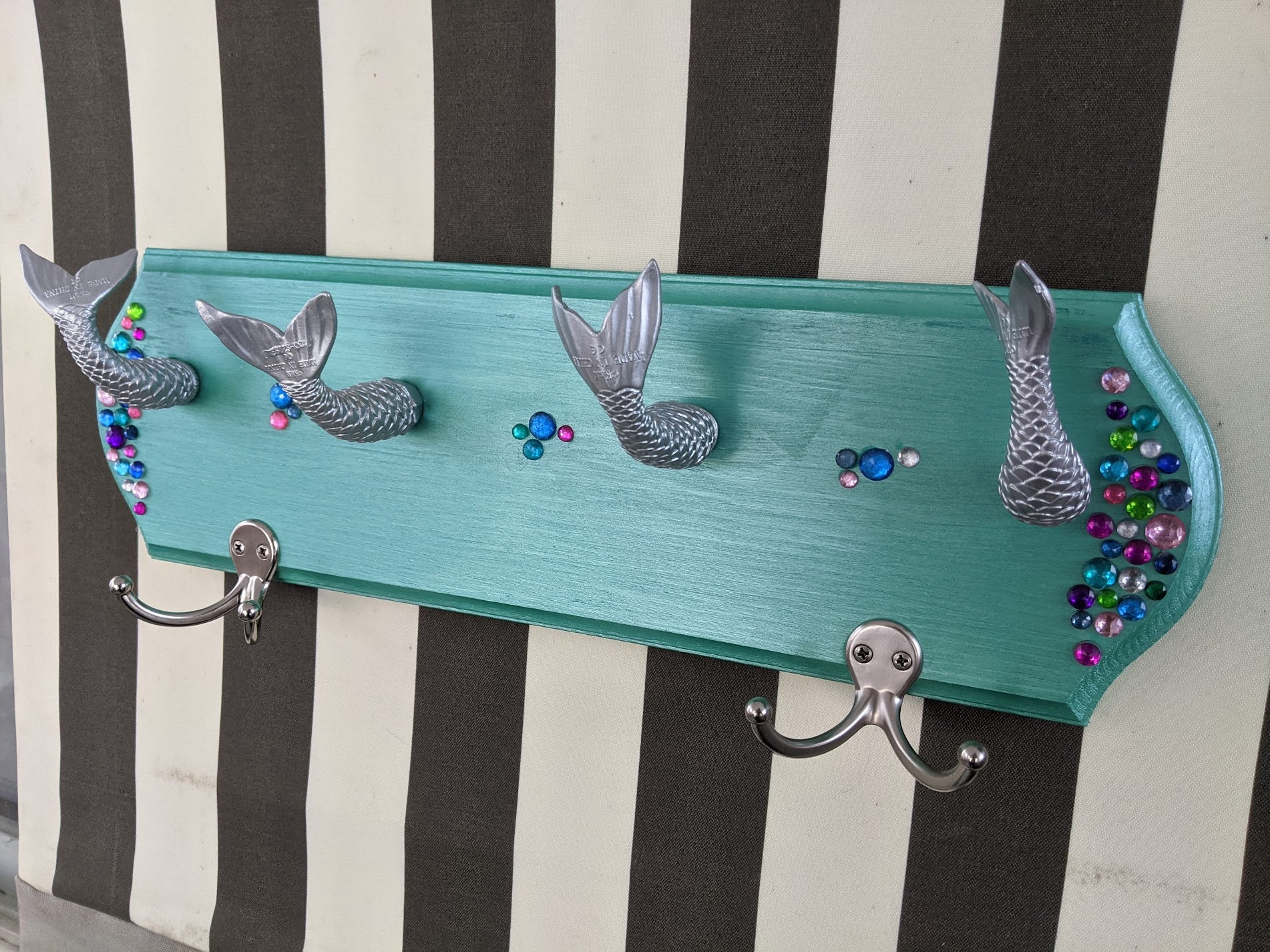Mermaid Tail Wall Hook Unique Coat Hook Animal Hook Bathroom Hook Kid Room Decor Nursery Decor Party Animal Mask Hangar Etsy