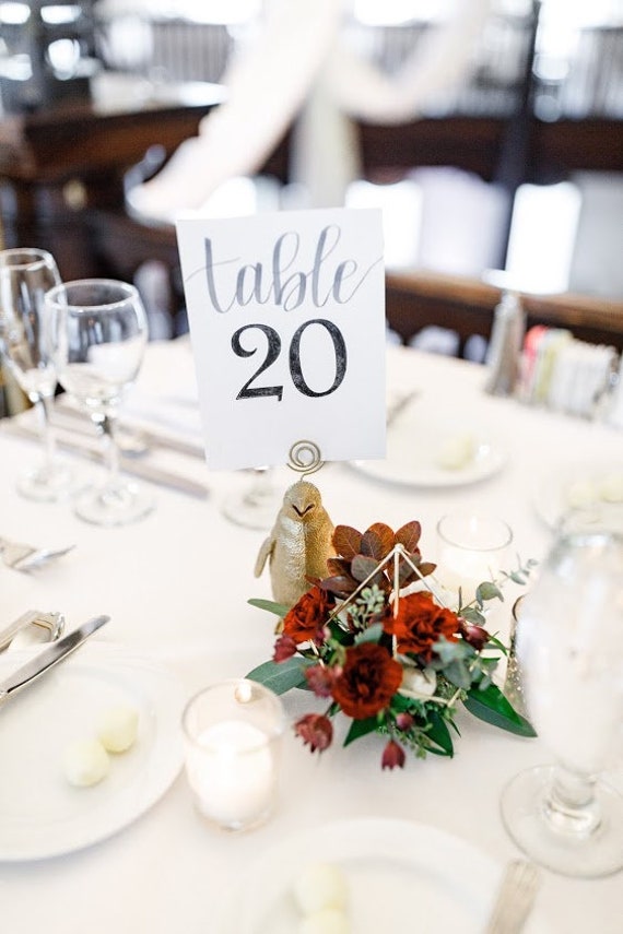 Party table number online holders