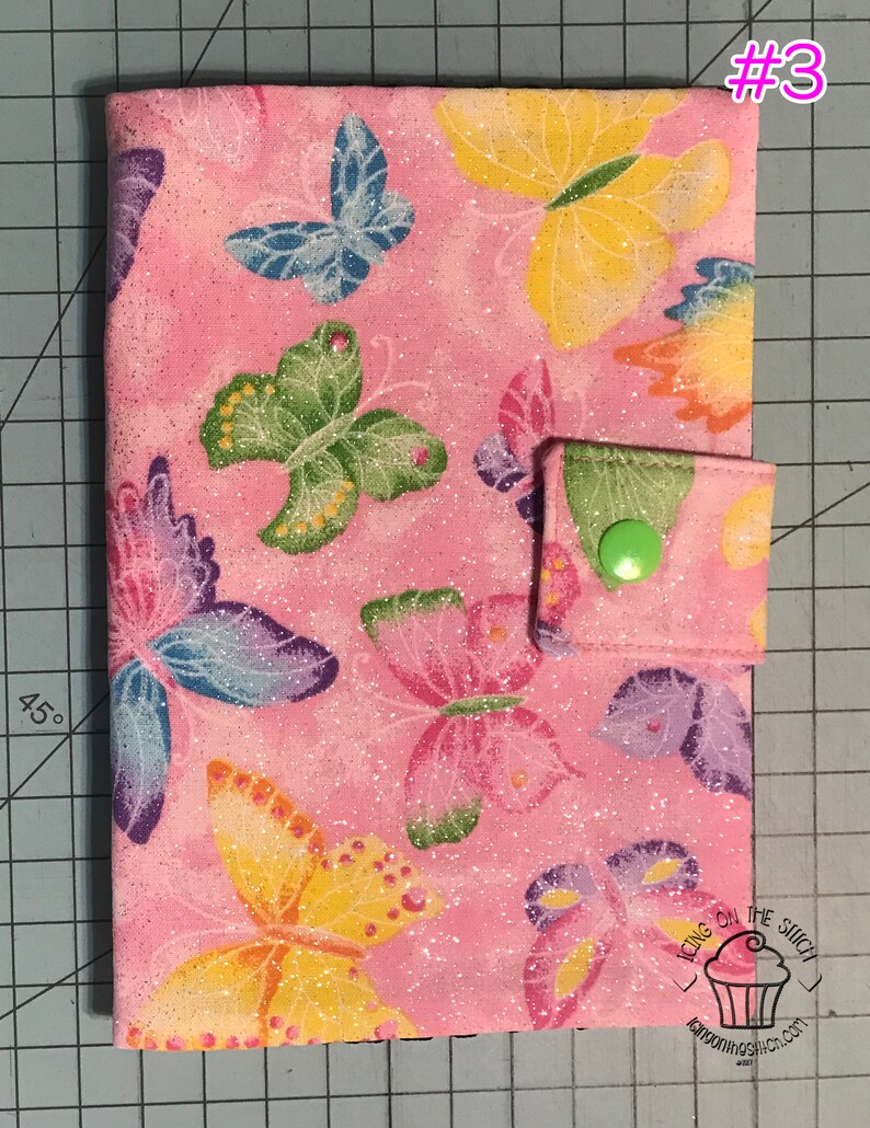 Play Pack Activity Case / Travel Activity Pouch / Marker Pencil Pouch / Crayon Case / Pencil Pouch Glitter Butterflies image 5