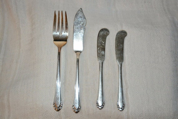 Various Pieces Of Vintage Gorham Silver Plate 1937 Utensils