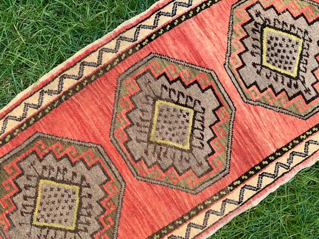 371X18 Feet Decorative Rug Handmade Small Rug Vintage Etsy