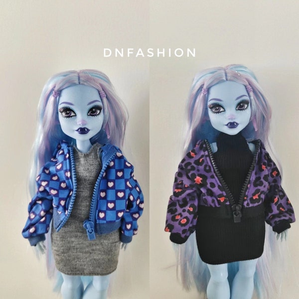 Doll Clothes Outfit for Monster High G3 ~ Hoodie and Dress set