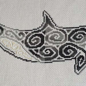 Tribal Orca Cross Stitch Chart