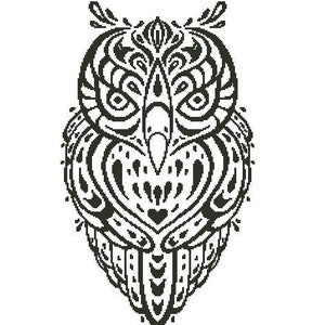 Old Owl Cross Stitch Chart