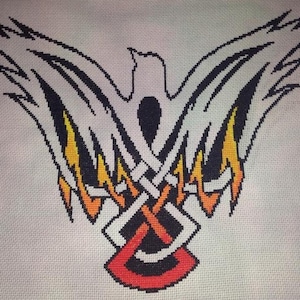 Celtic Phoenix Cross Stitch Chart