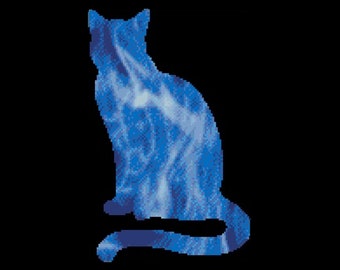 Cat Spirit Guide Cross Stitch Chart