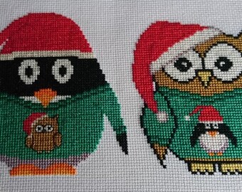 Christmas Jumper Duo Cross Stitch Chart