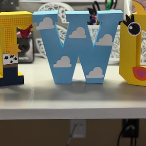 Toy Story 3D Letters