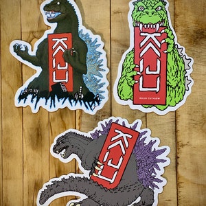 Godzilla Stickers – All the Dwagons