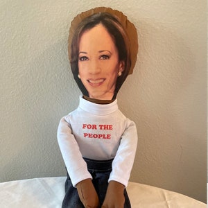 President Joe Biden Doll /Vice President Kamala Harris Toy/Custom Biden Doll/Kamala Harris Action Figure Doll/Kamala Harris Souvenir Gift image 1