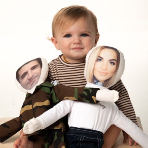 Personalized photo face dolls sales