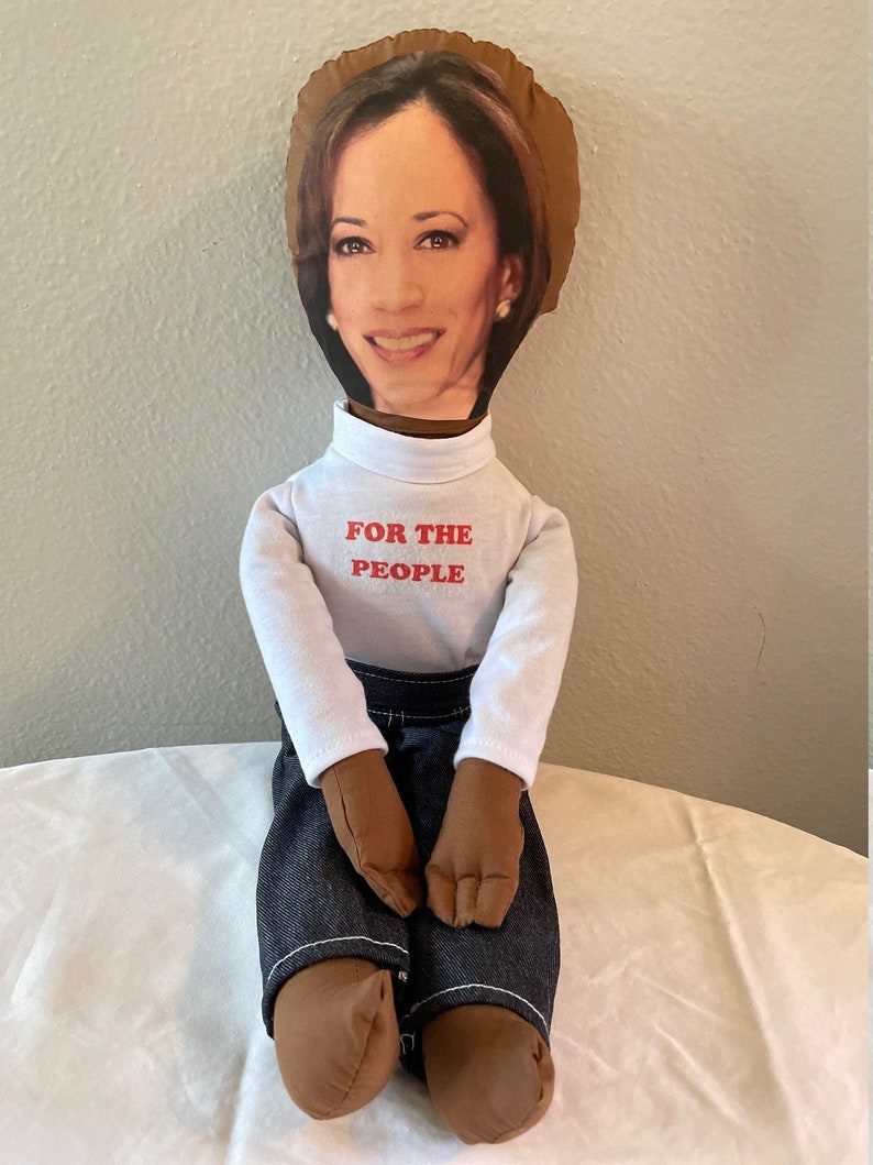 President Joe Biden Doll /Vice President Kamala Harris Toy/Custom Biden Doll/Kamala Harris Action Figure Doll/Kamala Harris Souvenir Gift image 1