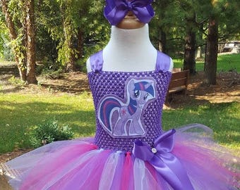 Twilight Sparkle Costume Tutu Dress 