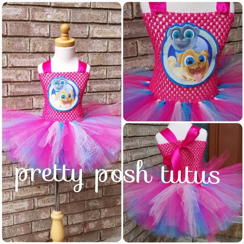 Puppy Dog Pals Dress Puppy Dog Pals Tutu Outfit Halloween Etsy