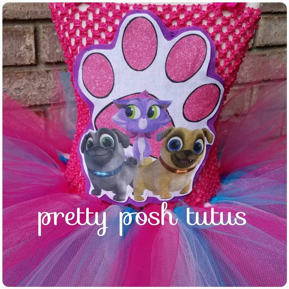 Puppy Dog pals costume Puppy dog pals tutu outfit Halloween Etsy