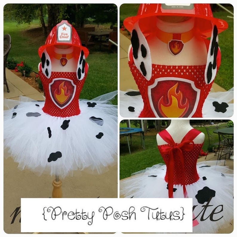 Paw Patrol girls costume tutu dress!! Halloween costume, tutu co Paw Patrol girls costume tutu dress!! Halloween costume, tutu co