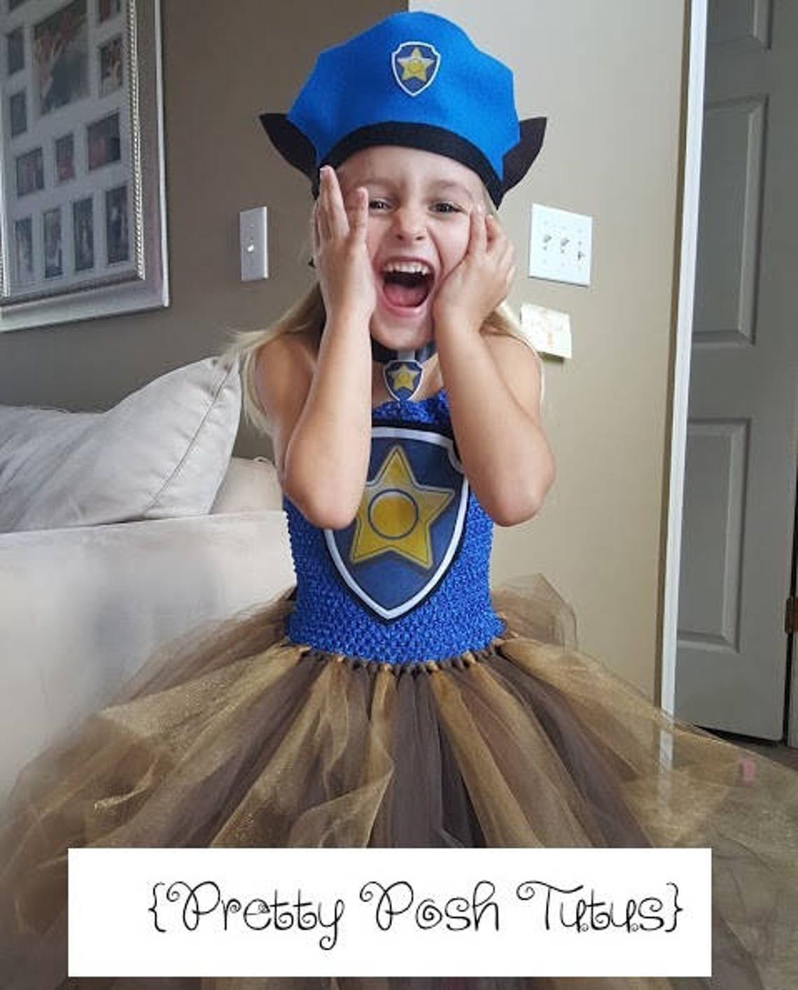 Chase Girls Costume Tutu Dress Halloween Costume Tutu Etsy