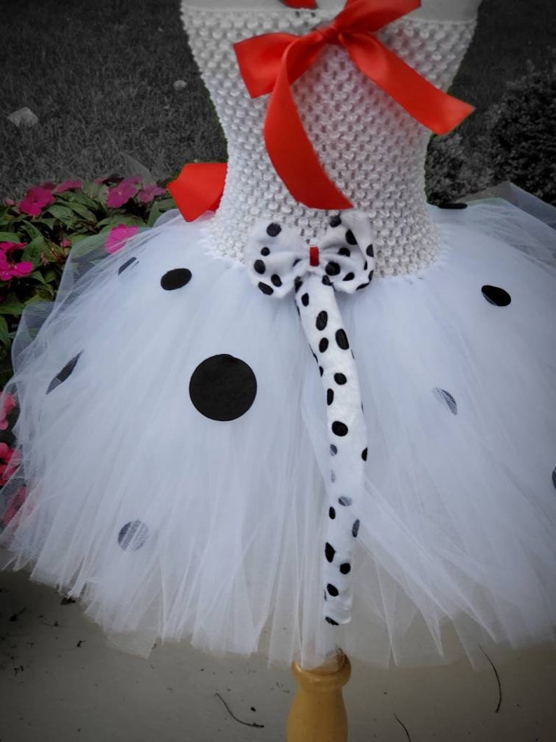 Dalmatian Costume Dalmatian Tutu Dress Halloween Costume Etsy