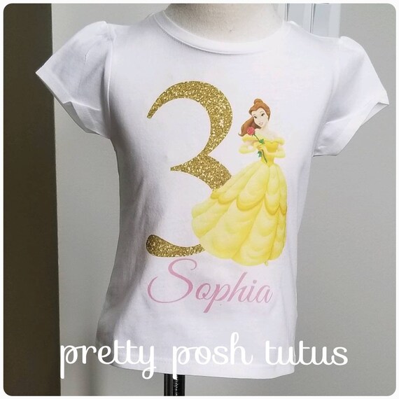 Belle Birthday Shirt Princess Birthday 