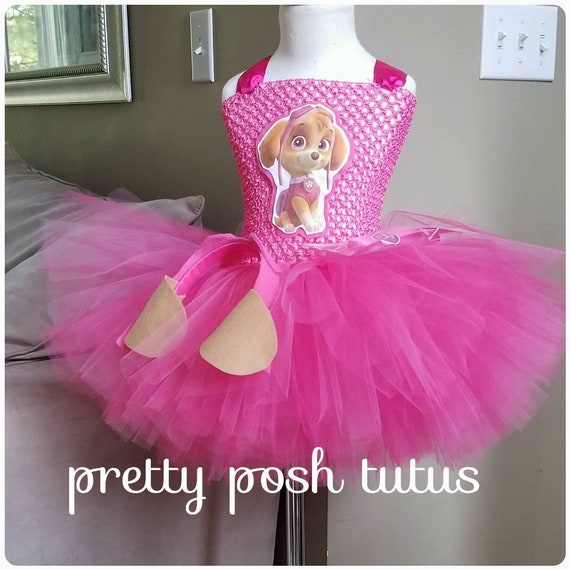 paw patrol tutu dress