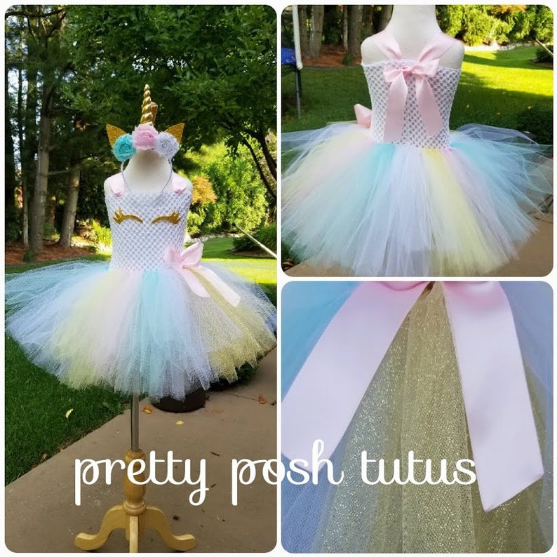 Unicorn costume tutu dress Halloween costume tutu costume Etsy
