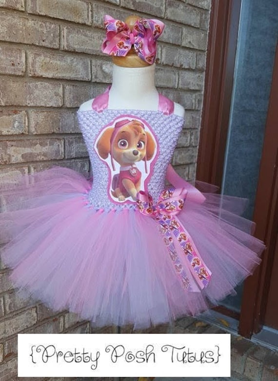 Margarita Celda de poder presentación Paw Patrol Skye vestido de tutú Disfraz de Halloween - Etsy España